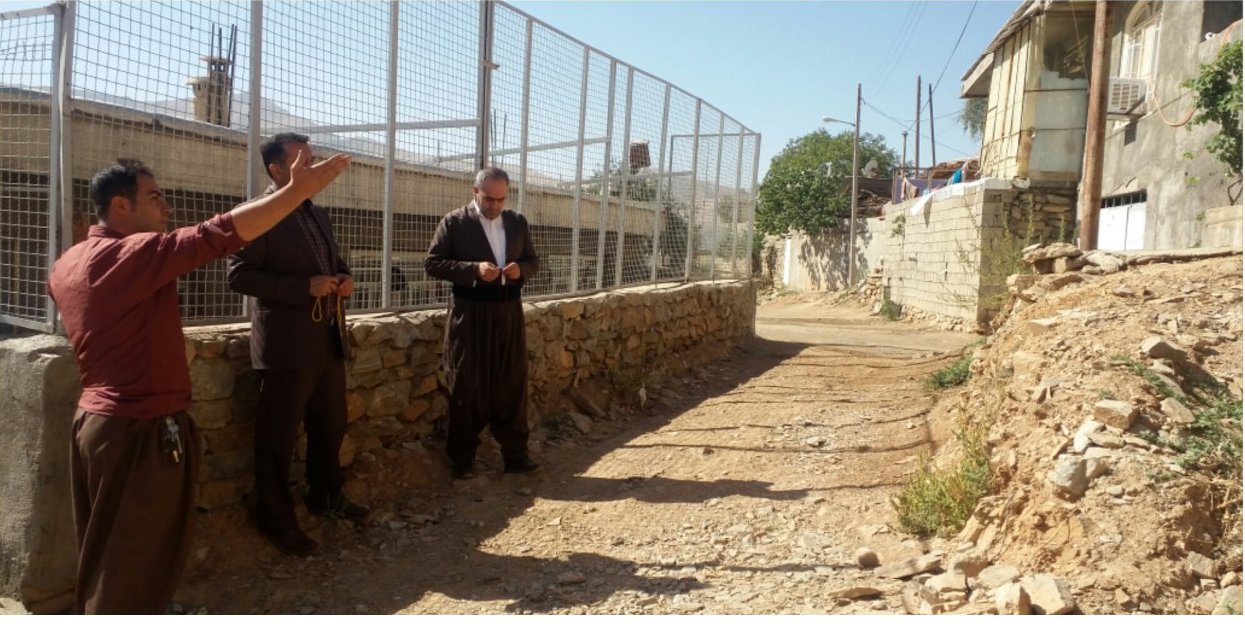 بازدید بخشدار مرکزی از معابر روستای سبدلو