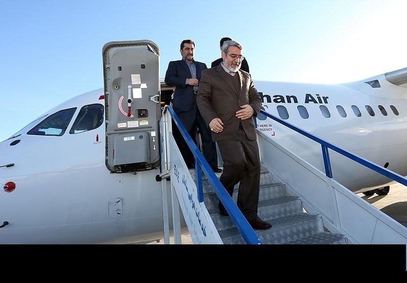وزیر کشور وارد استان کردستان شد + برنامه