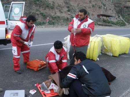امداد رسانی هلال احمر بانه به 72 مورد حادثه جاده ای در بانه