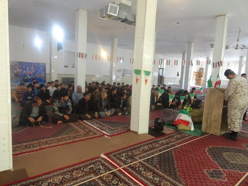 برگزاری یادواره شهدای پایگاهی بخش مرکزی به مناسب هفته بسیج در روستای شوی