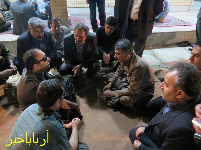 بیگلری با مدیر انجمن نابینایان بانه دیدار کرد