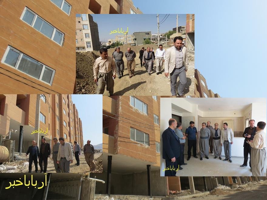 بازدید شورای مسکن بانه از پروژه 672 واحدی مسکن مهر این شهر + تصاویر