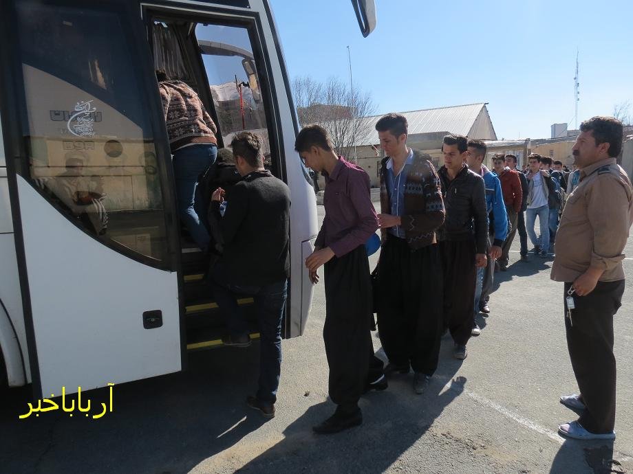 اعزام دانشجویان دانشگاه آزاد بانه به اردوی راهیان نور