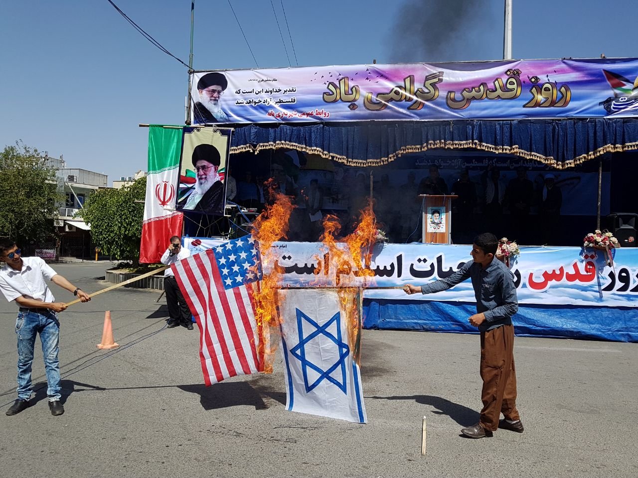 راهپیمایی باشکوه روز قدس در بانه برگزار شد+ تصاوير