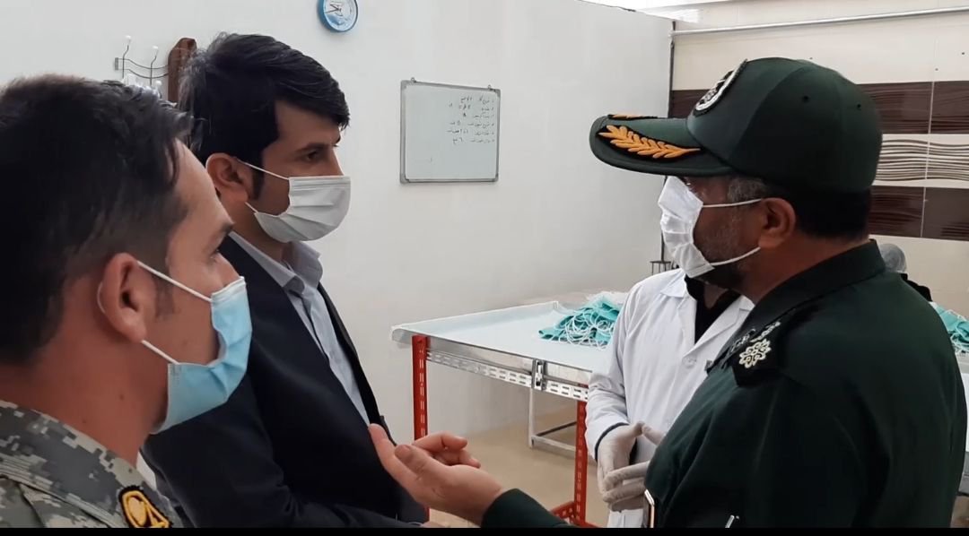 کارگاه تولید ماسک با اشتغالزایی ۲۰ نفر در بانه افتتاح شد