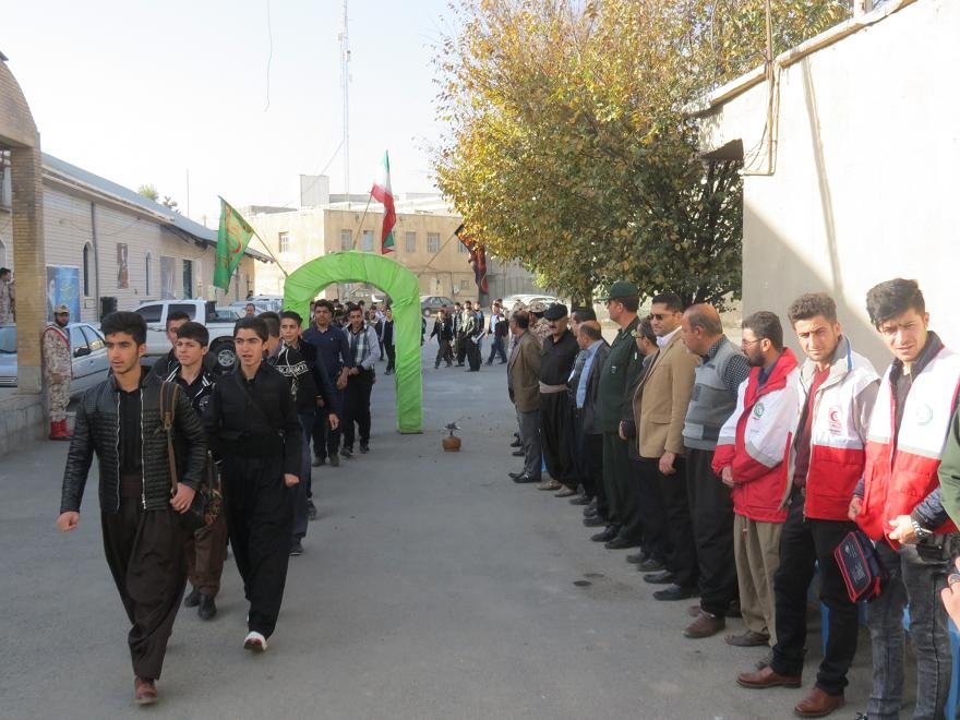 آخرین کاروان راهیان نور دانش آموزی بانه عازم مناطق عملیاتی شد+ تصاویر