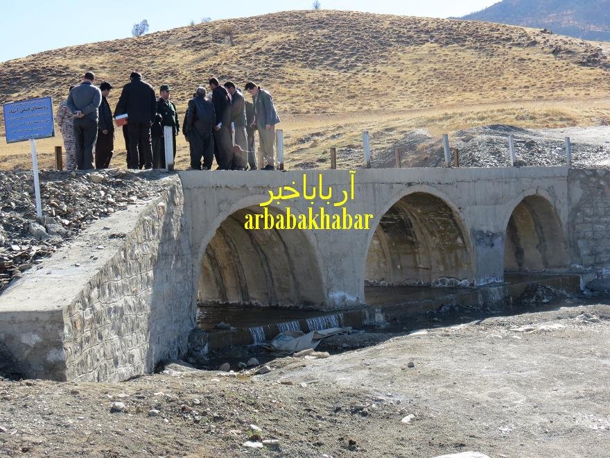 پل روستایی در"قلی آباد" بانه افتتاح شد + عکس
