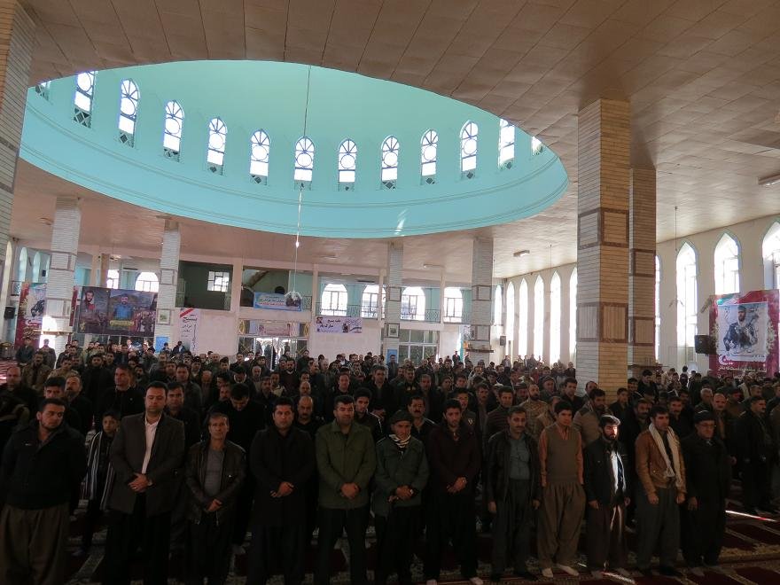 تجمع بزرگ بسیجیان بانه برگزار شد