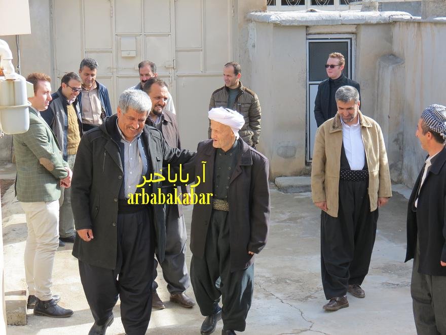دیدار اعضای شورای آموزش و پرورش بانه با ماموستا ملا رسول اشعری