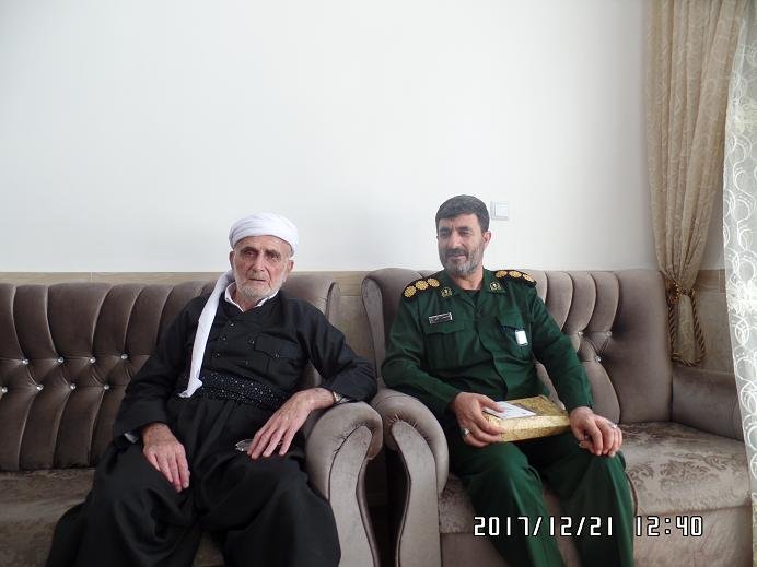 نماینده  سردار رجبي  با امام جمعه  بانه ديدار كرد