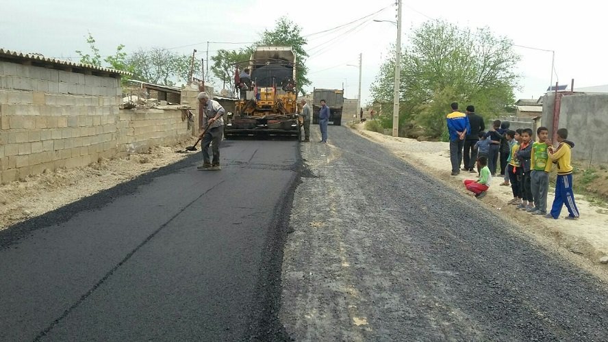 آسفالت 35 هزار متر مربع از معابر روستایی در بانه