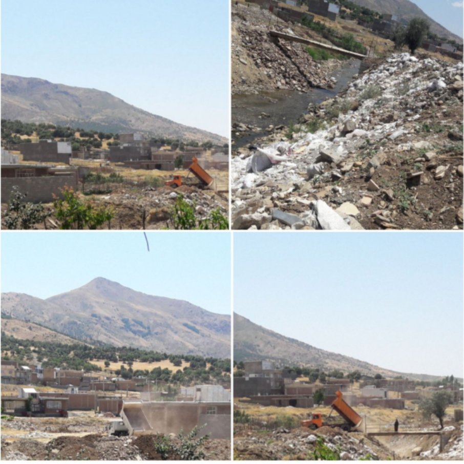سکوت شرکت آب منطقه ای کردستان در برابر تجاوز به حریم رودخانه بانه