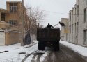 370 تن نمک و ماسه برای معابر شهر بانه استفاده شد/ تمام معابر اصلی شهر بانه باز است