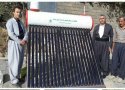نصب 15 دستگاه آبگرمکن خورشیدی در 3 روستای جنگل‌نشین بانه