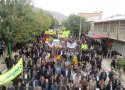 شعار مرگ بر آمریکا در شهرستان بانه رساتر از همیشه+ تصاویر