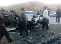 تصادف در محور سنندج - مریوان 4 کشته و  زخمی برجا گذاشت+ تصاویر