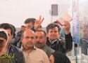 گزارش تصویری از آخرین ساعات رای گیری در بانه