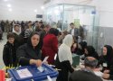 گزارش تصویری از آخرین ساعات رای گیری در بانه