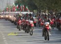 مراسم رژه خودرویی یگان های نظامی در بانه برگزار شد + تصاویر