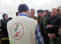 پانصد  نفر در اولین روز آغاز بکار بیمارستان صحرایی در بانه ویزیت شدند