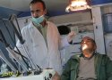 گزارش تصویری /دومین روز فعالیت بیمارستان صحرایی شهید قاضی سنندج در بانه
