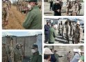 سردارحسینی ازپایگاه های تاکتیکی عملیاتی شهرستان بانه بازدید کردند