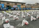 ۱۹۰ بسته معیشتی در مرحله نهم رزمایش کمک مومنانه در بانه توزیع شد