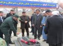 غبار روبی مزار شهدای سلیمان بگ بانه به مناسبت گرامیداشت چهلمین سالگرد پیروزی انقلاب اسلامی