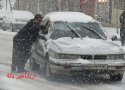 گزارش تصویری آرباباخبر از یک روز برفی در بانه