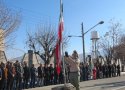 آيين اهتزار پرچم جمهوری اسلامی ایران  و گلباران  تمثال امام(ره) در بانه برگزار شد+عکس