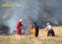 مانور اطفاء حریق در بانه برگزار شد + عکس