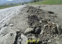سیمای غرق در خرابی و ترک جاده بانه – سردشت + عکس