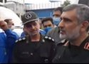 فرمانده نیروی هوا فضا سپاه پاسداران از نمایشگاه گروه صنعتی ایران خودرو بازدید کرد .