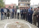 کلنگ زنی خانه  جوان در بانه + تصویر