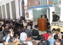 مراسم مولودی خوانی در مسجد سادات بانه برگزار شد + عکس