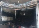یک مغازه کفاشی در بانه طعمه حریق شد