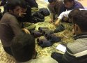 مسابقات بومی محلی "جوراب بازی" در بانه افتتاح شد