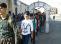 154دانش اموز پسر از بانه به مناطق عملیاتی کردستان اعزام شدند