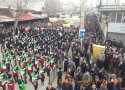 گزارش تصویری از  حضور با شکوه مردم  شهرستان بانه در راهپیمایی 22 بهمن