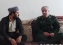 فرمانده سپاه بانه با امام جماعت روستای سورین دیدار کرد