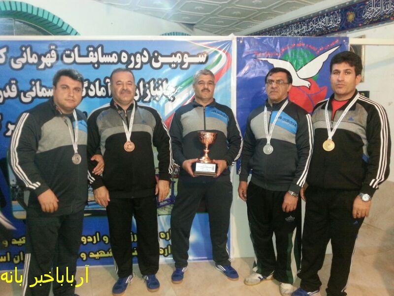 کسب 4 مدال رنگارنگ توسط جانبازان بانه ای در مسابقات وزنه برداری قهرمانی کشور