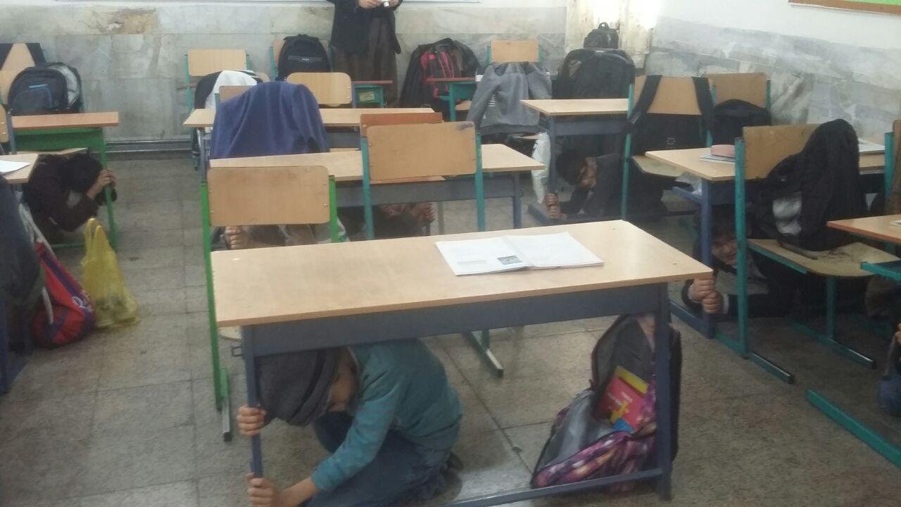 هجدهمین مانور سراسری زلزله و ایمنی در بانه برگزار شد + تصاویر