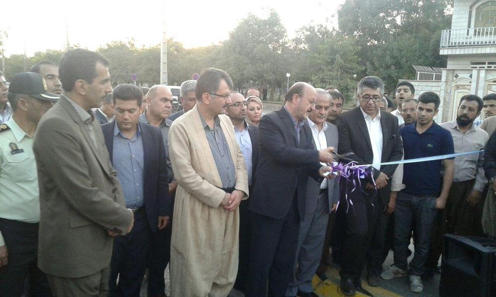 پروژه تقاطع غیر هم سطح بلوار مرزبانان بانه افتتاح شد
