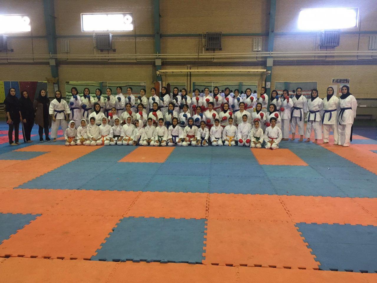 حضور اردوی تمرینی متخبین کاراته بانوان استان کردستان به مدت دو روز در بانه