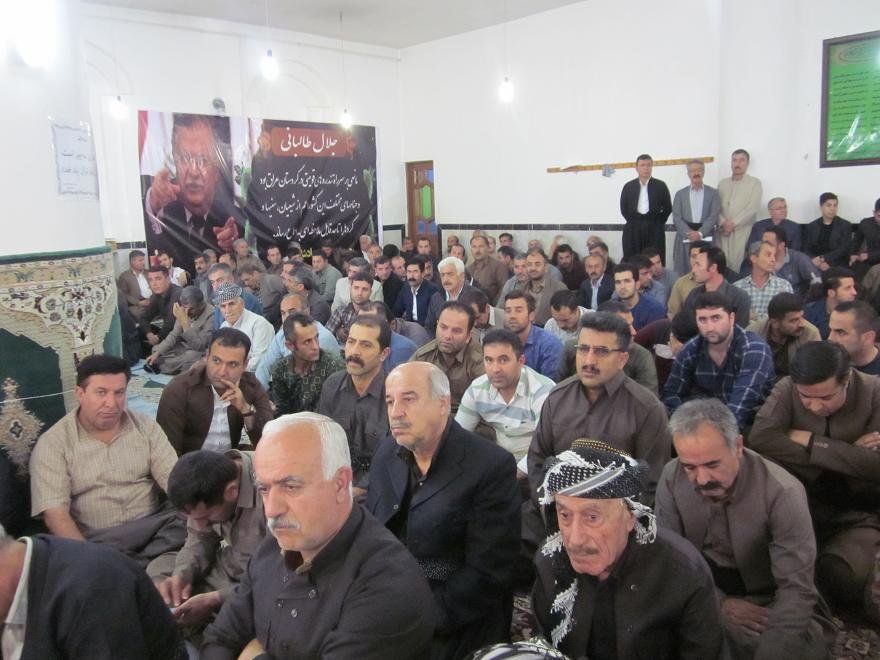 مراسم ترحیم "جلال طالبانی"  در بانه برگزار شد.