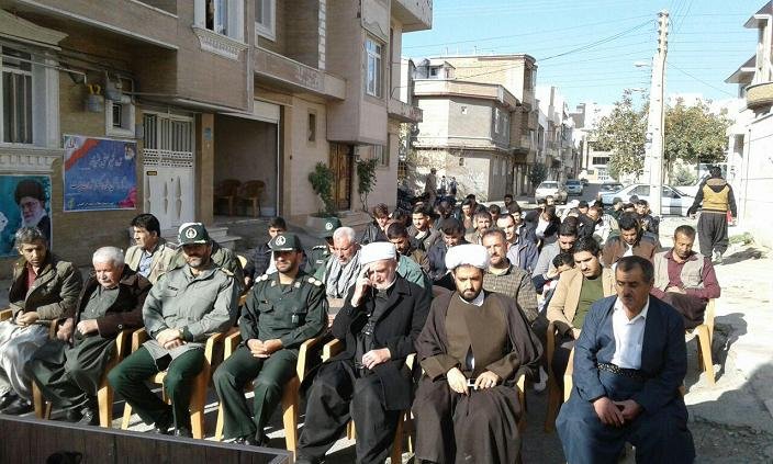 یادواره شهداي  آبروی محله گراميداشت شهيد "نبی مجیدیان" در بانه  برگزار شد