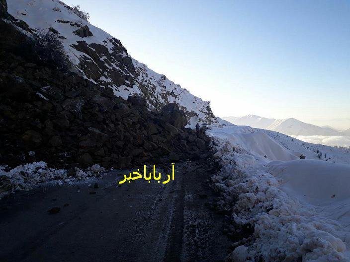 جاده بانه - بوالحسن مسدود شد