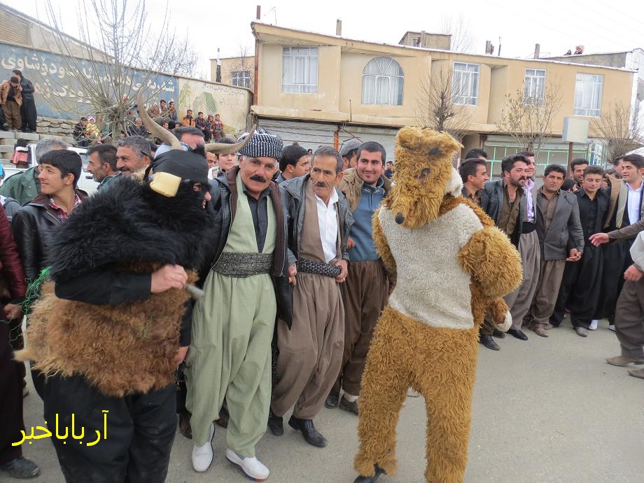 مراسم نوروزی کوسه گردی در شهر آرمرده از توابع شهرستان بانه+ تصاویر |  کُردتودی
