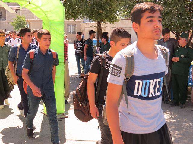 کردتود- اعزام کاروان دانش آموزی راهیان نور بانه